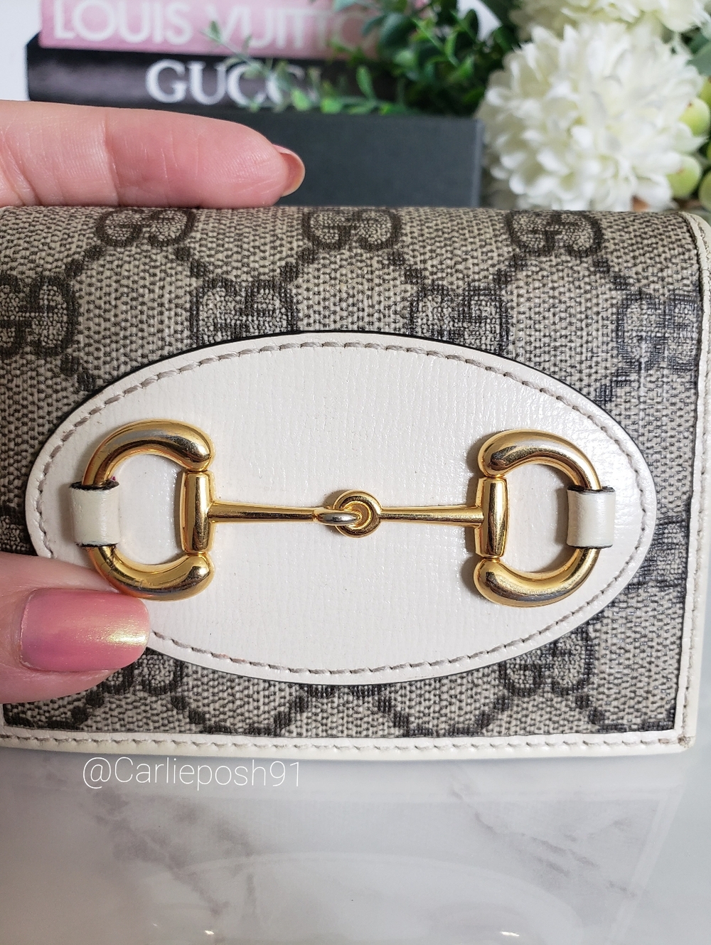 Authentic Pre-owned Gucci Horsebit 1955 Compact Wallet - Picture 8 of 16
